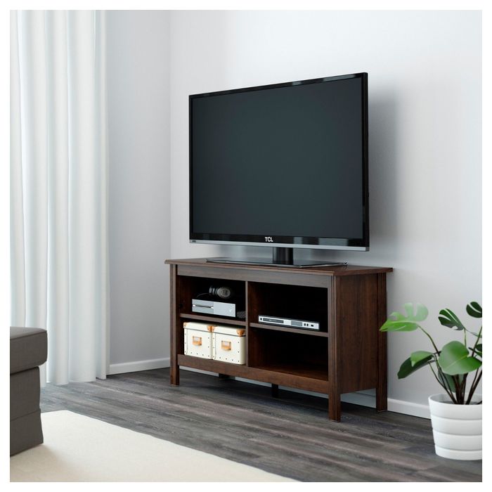 Тумба под ТВ, цвет коричневый БРУСАЛИ