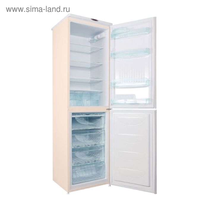 Холодильник DON R-297 S, двухкамерный, класс А+, 365 л, бежевый холодильник don r 297 z двухкамерный класс а 350 л золотой цветок