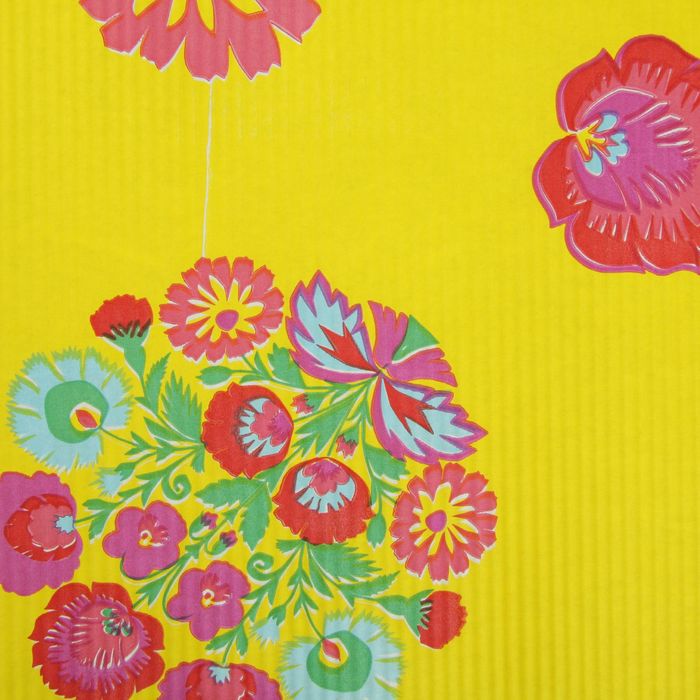 Бумага упаковочная крафт "Латона", жёлто-красный, 0.5 х 10 м