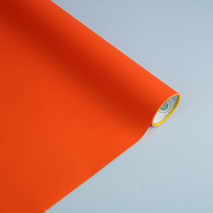Плёнка двухцветная "Эко", жёлто-оранжевая, 0,5 х 9 м
