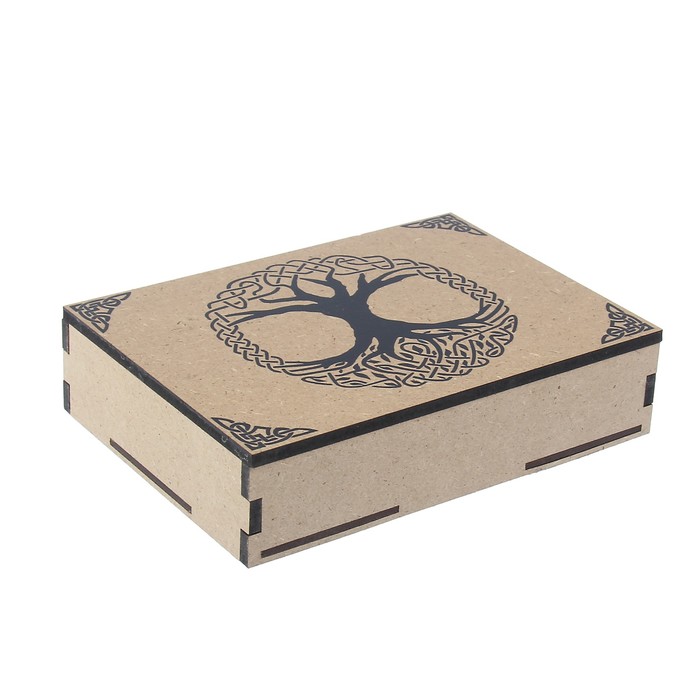 Шкатулка дерево "Древо" МИКС  21х15х5 см