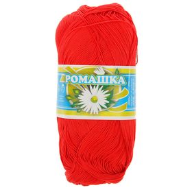 

Нитки вязальные "Ромашка" 320м/75гр 100% мерсеризованный хлопок цвет 0810