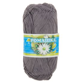 

Нитки вязальные "Ромашка" 320м/75гр 100% мерсеризованный хлопок цвет 7004