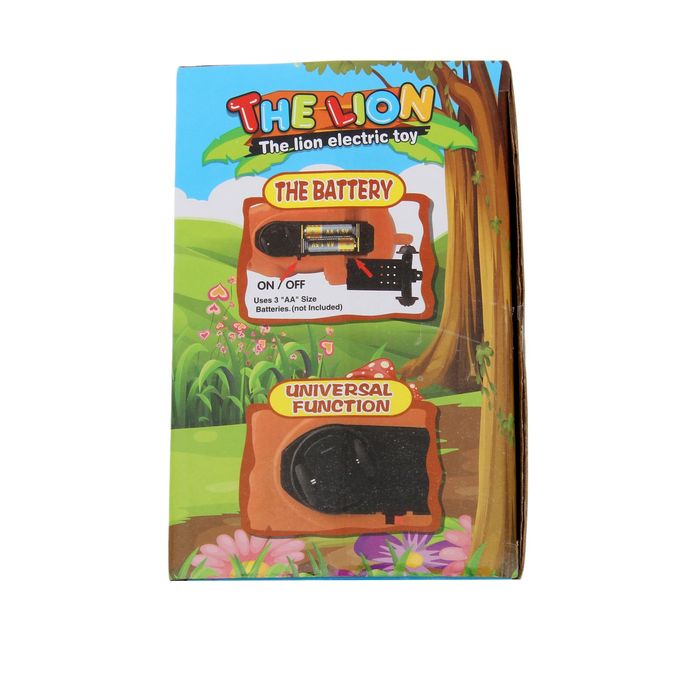 Развивающая игрушка "Лев с шаром", двигается, световые и звуковые эффекты