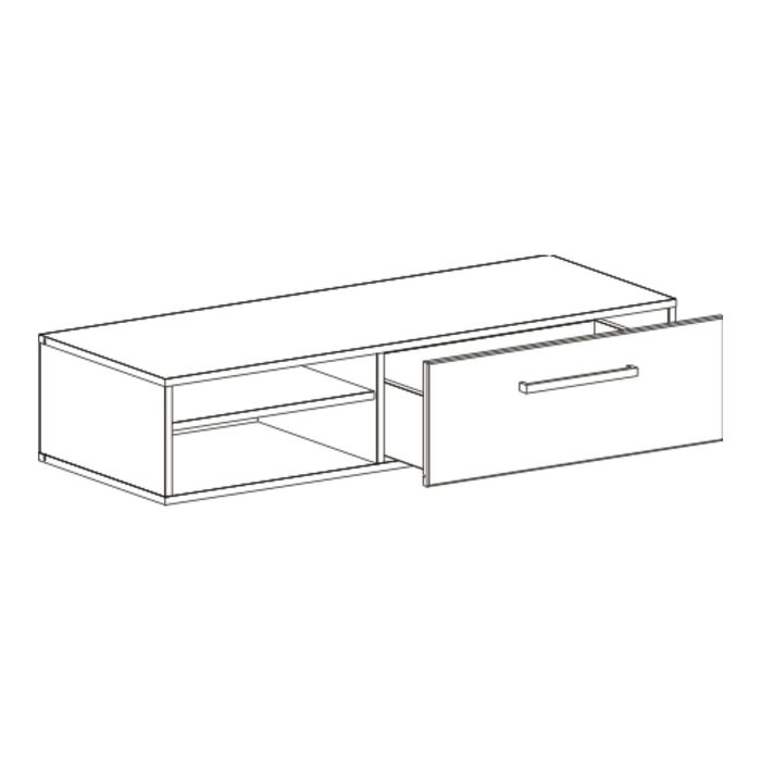 Тумба «Кёльн» 1220 (низкая) Дуб Сонома