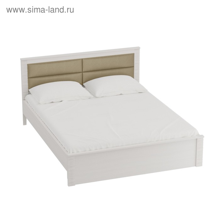 Кровать Cпальня Элана, 1600х2000, с основанием, Бодега белая кровать азалия 16 с пм 1600х2000 цвет бодега белая