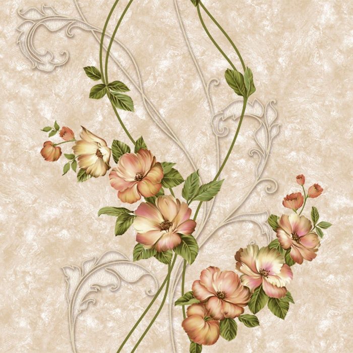 Обои бумажные Саратов Ф515-02 Июнь 0,53х10 м