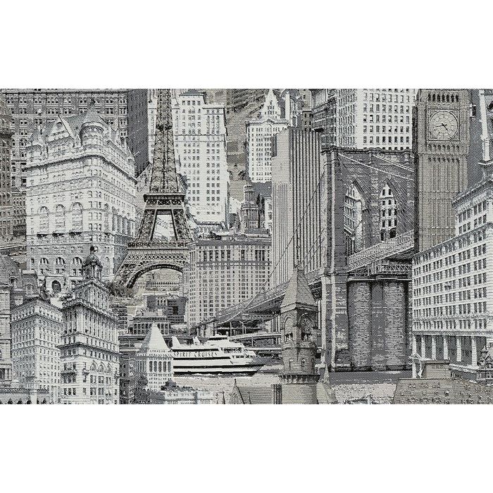 Обои виниловые на флизелине Белвинил Городской-22 11СБ3 1,06x10 м