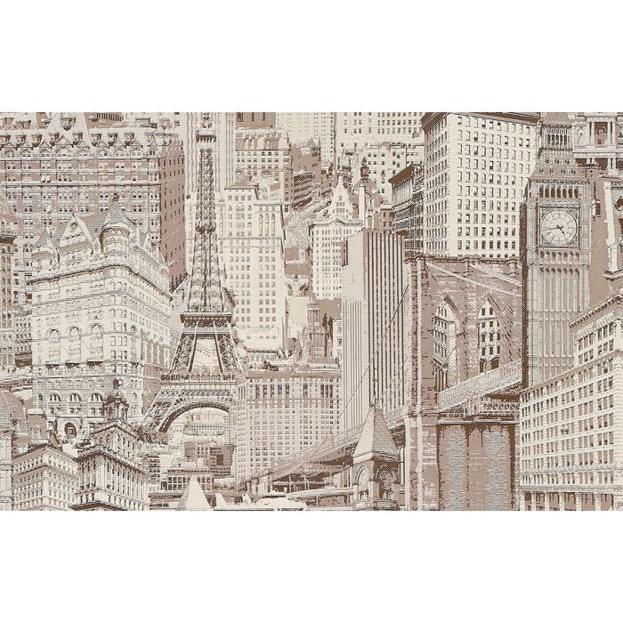 Обои виниловые на флизелине Белвинил Городской-61 11СБ3 1,06x10 м