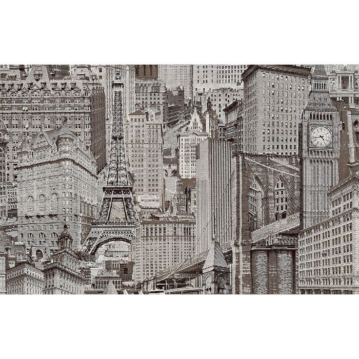 Обои виниловые на флизелине Белвинил Городской-62 11СБ3 1,06x10 м