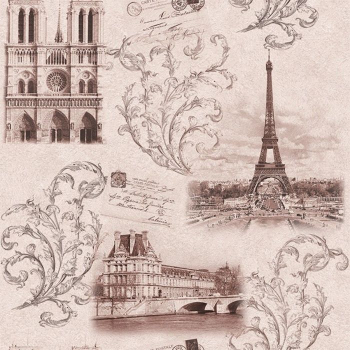 Обои бумажные Саратов Ф510-02 Турне-Л 0,53х10 м