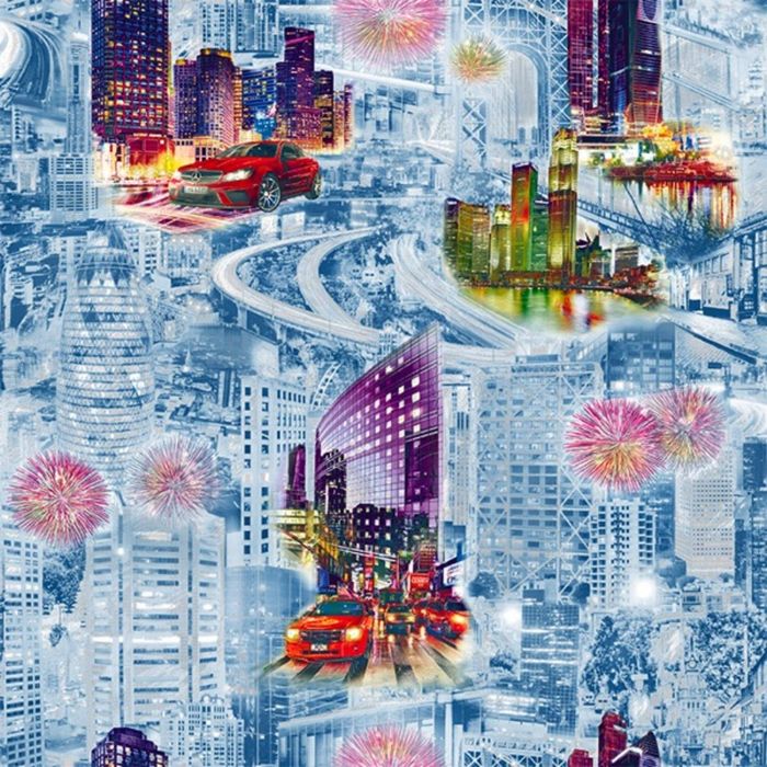 Обои бумажные Саратов Д453-01  Форсаж-О 0,53х10 м