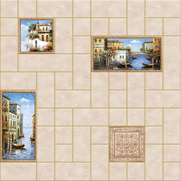 Обои бумажные моющиеся Саратов Ф511-02 LiteColor Лодочка 0,53х10 м