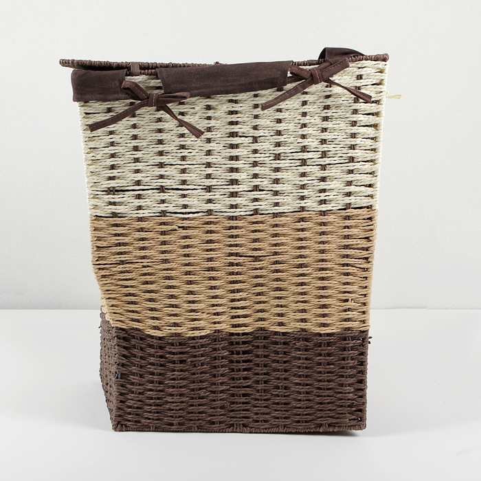 Корзина для белья плетеная "Кофе"