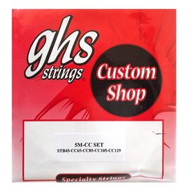 

Струны для бас-гитары GHS 5M-CC 45-129 Custom Shop