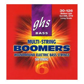 

Струны для бас-гитары GHS 6ML-DYB 30-126 Medium Light Boomers