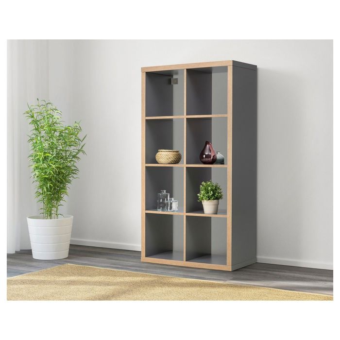 Стеллаж, цвет серый, под дерево КАЛЛАКС