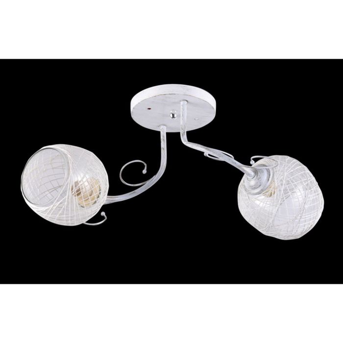 Люстра "Вилла" 2 лампы Е27 60Вт белый