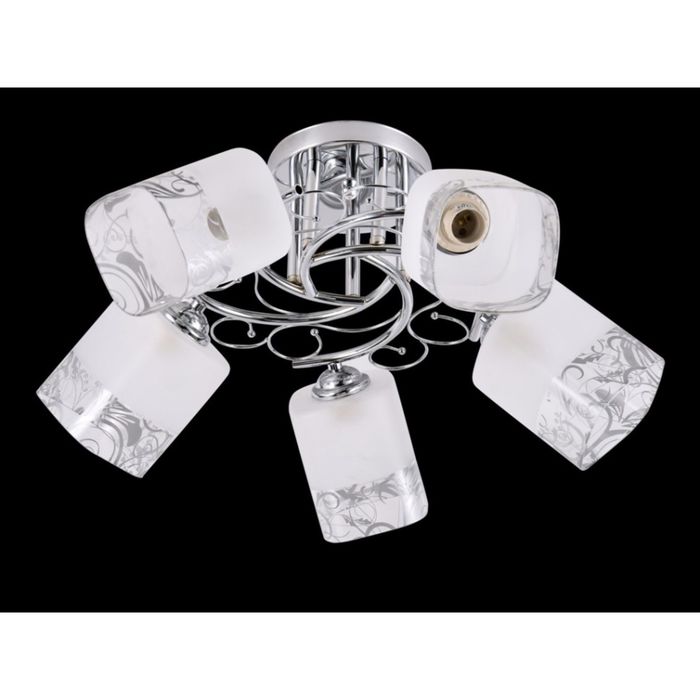 Люстра "Глория" 5 ламп Е27 60Вт хром