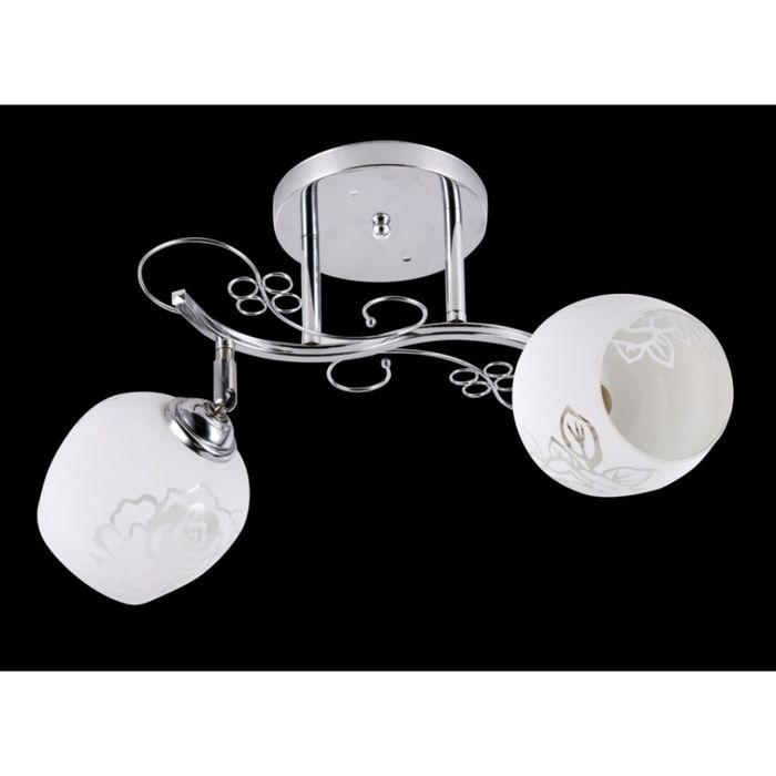 Люстра "Гретта" 2 лампы Е27 60Вт хром