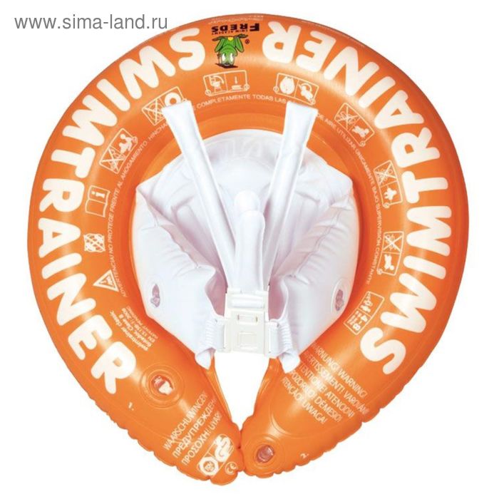 Надувной круг Swimtrainer «Classic», цвет оранжевый, от 2 до 6 лет