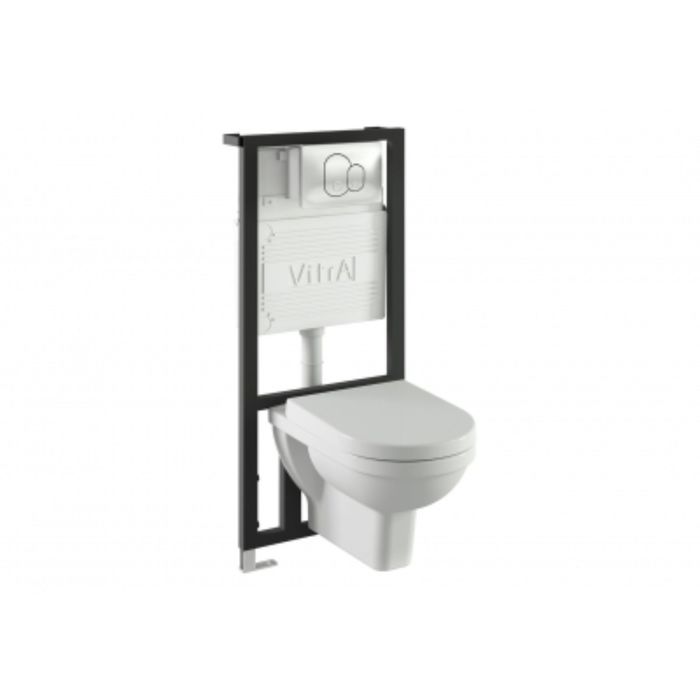 Комплект Vitra: подвеснойунитаз FORM 300, с сиденьем микролифт
