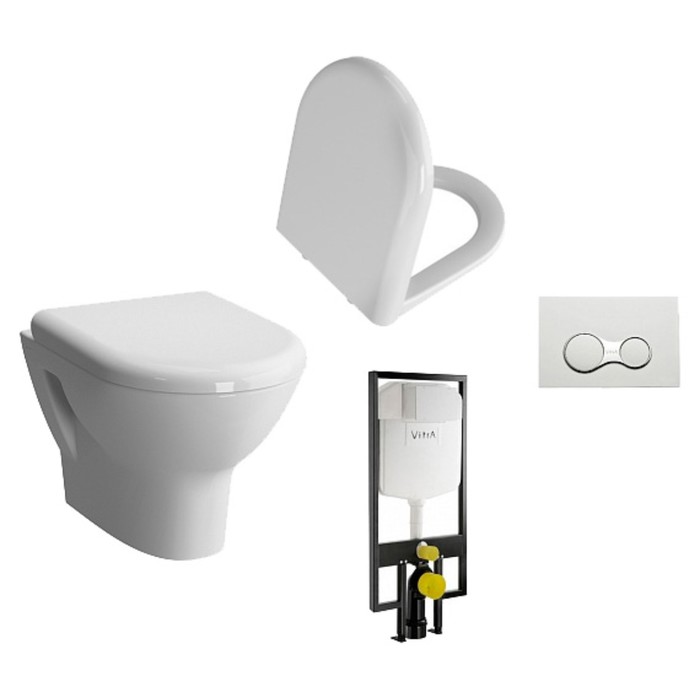 Унитаз-компакт Vitra 9012B003-7205, подвесной, со стандартным сиденьем, с инсталяцией