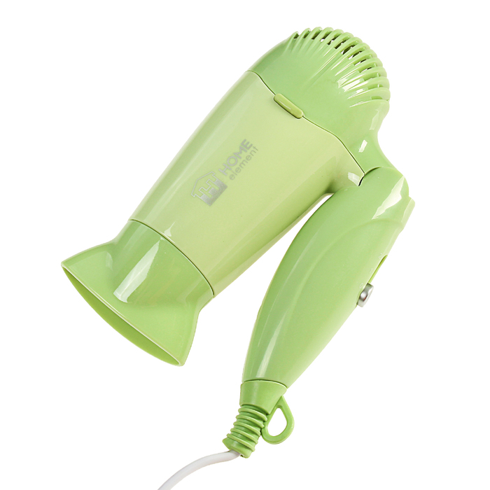 Фен Home Element HE-HD300, 1200 Вт, 2 скорости, зеленый нефрит