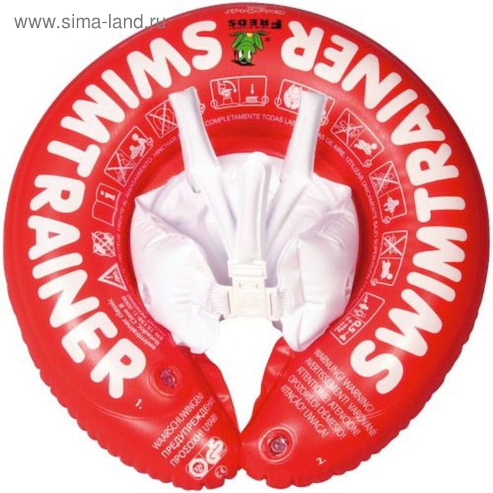 Надувной круг Swimtrainer «Classic», цвет красный, от 3 месяцев до 4 лет