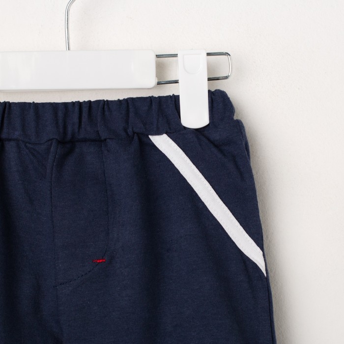 Бриджи детские, рост 74 см, цвет синий 16505_М