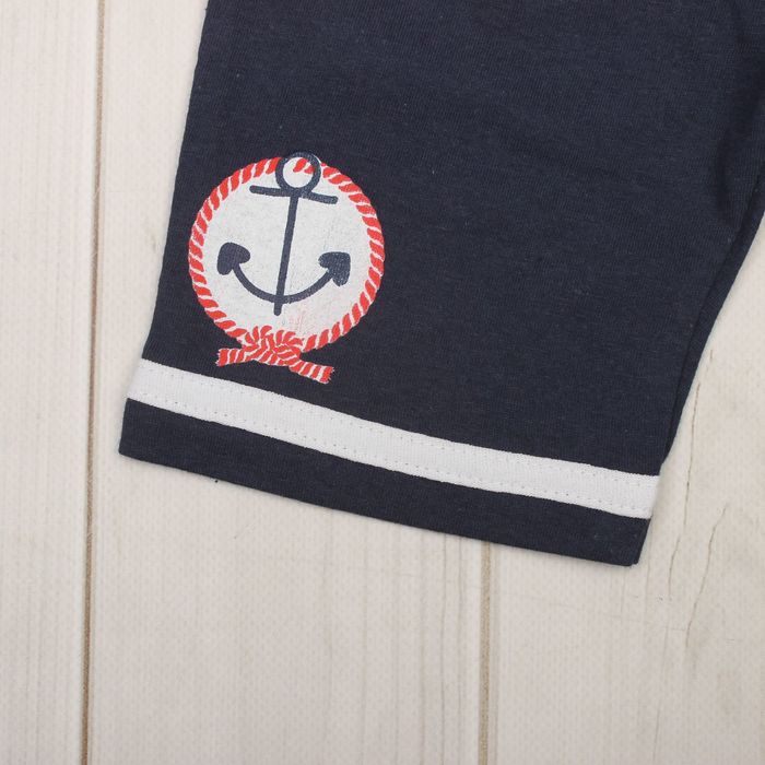 Бриджи детские, рост 74 см, цвет синий 16505_М