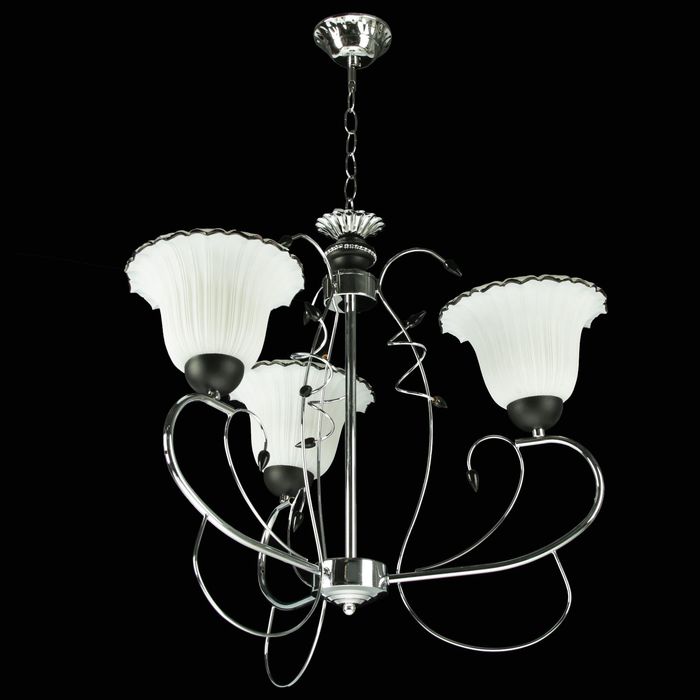 Люстра "Роза" 3 лампы E27 60W 70х70х70 см