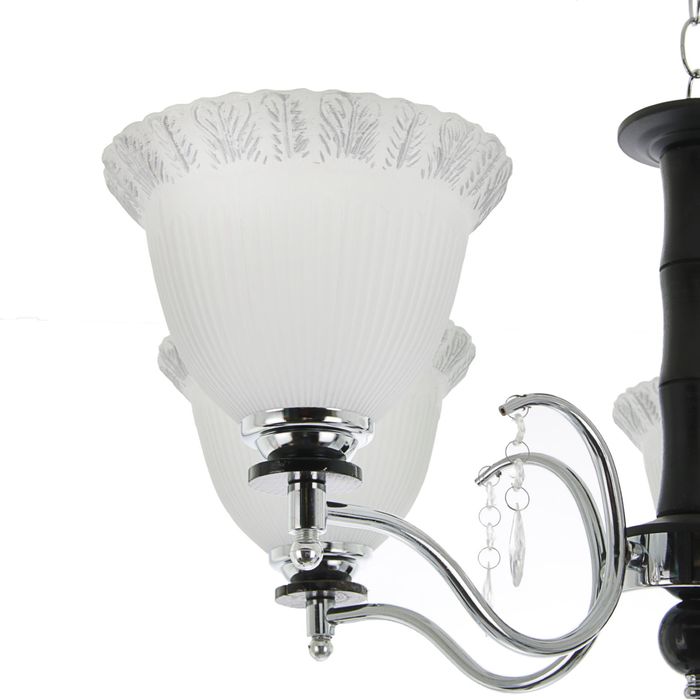 Люстра "Англия" 5 ламп E27 60W 70х70х70 см