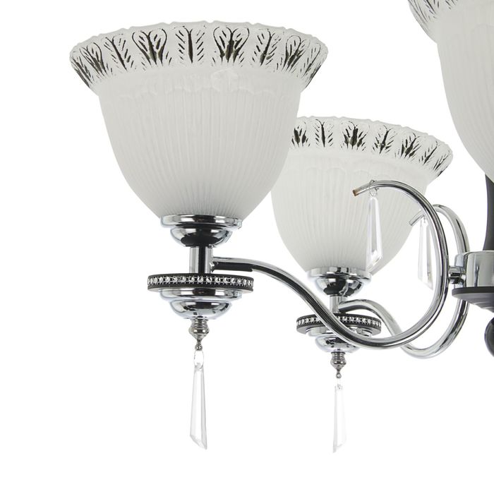 Люстра "Англия" 5 ламп E27 60W 70х70х70 см