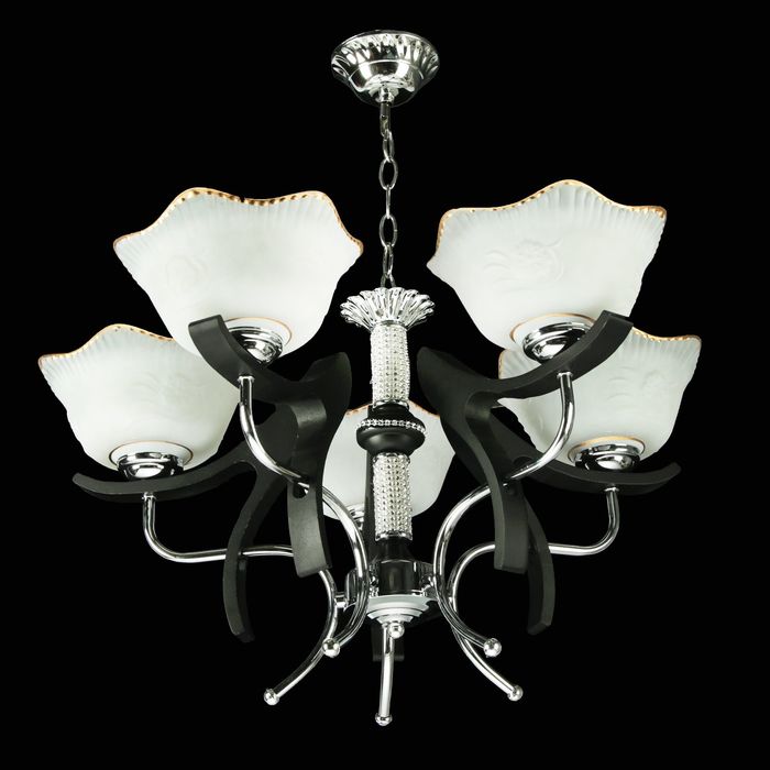 Люстра "Романтика" 5 ламп E27 60W 70х70х70 см