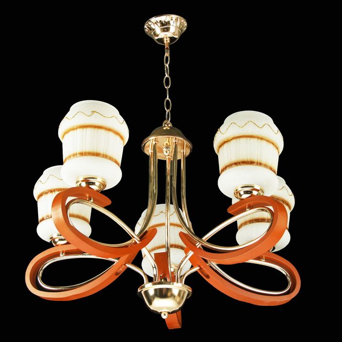 Люстра "Миссисипи" 5 ламп E27 60W 70х70х70 см