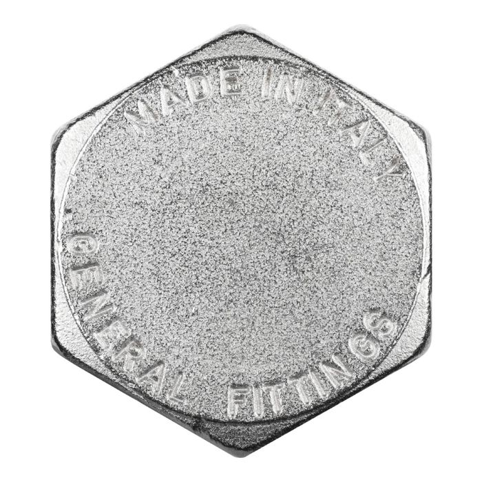 Заглушка STOUT, никелированная, наружная резьба 1", SFT-0025-000001