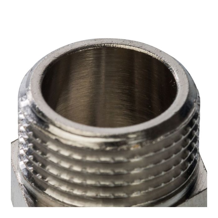 Заглушка STOUT, никелированная, наружная резьба 3/8", SFT-0025-000038