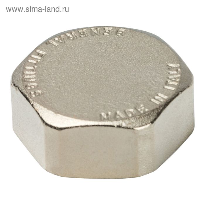 Заглушка STOUT SFT-0027-000001, 1, внутренняя резьба, никелированная латунь