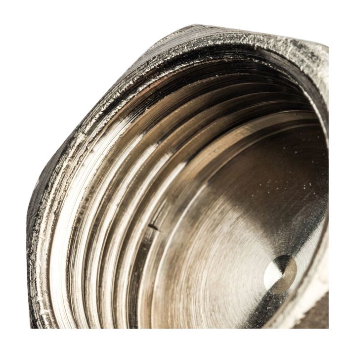 Заглушка STOUT, никелированная, наружная резьба 3/4", SFT-0027-000034