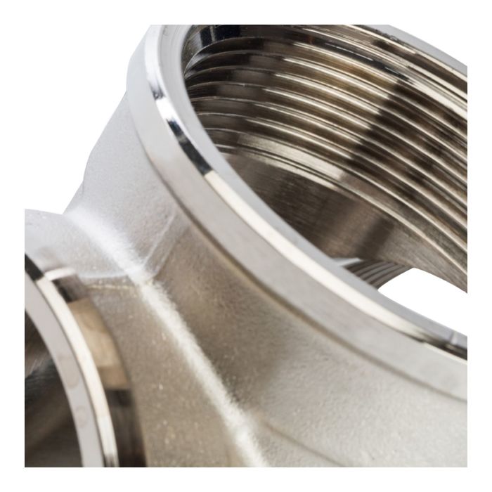 Крестовина STOUT, никелированная, внутренняя/внутренняя резьба 2", SFT-0031-000002