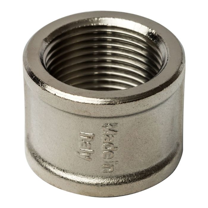 Муфта STOUT, никелированная, внутренняя/внутренняя резьба 1", SFT-0006-000011