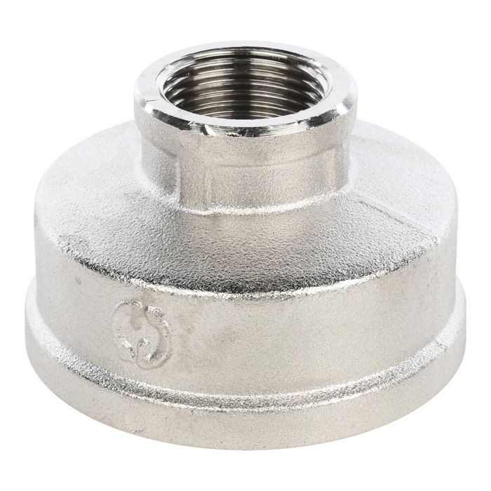 Муфта STOUT SFT-0006-000234, переходная никелированная, внутренняя/внутренняя резьба 2"х3/4"   24399