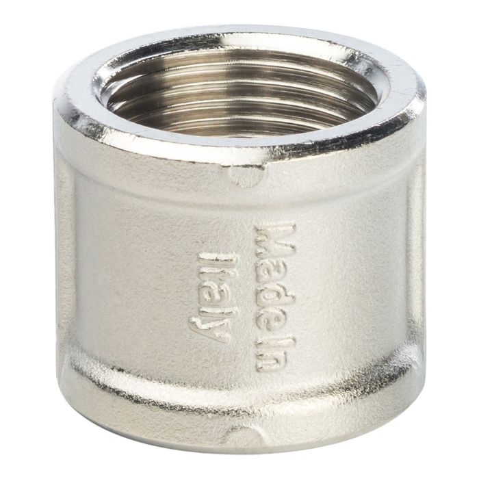 Муфта STOUT SFT-0006-003434, никелированная, внутренняя/внутренняя резьба 3/4"