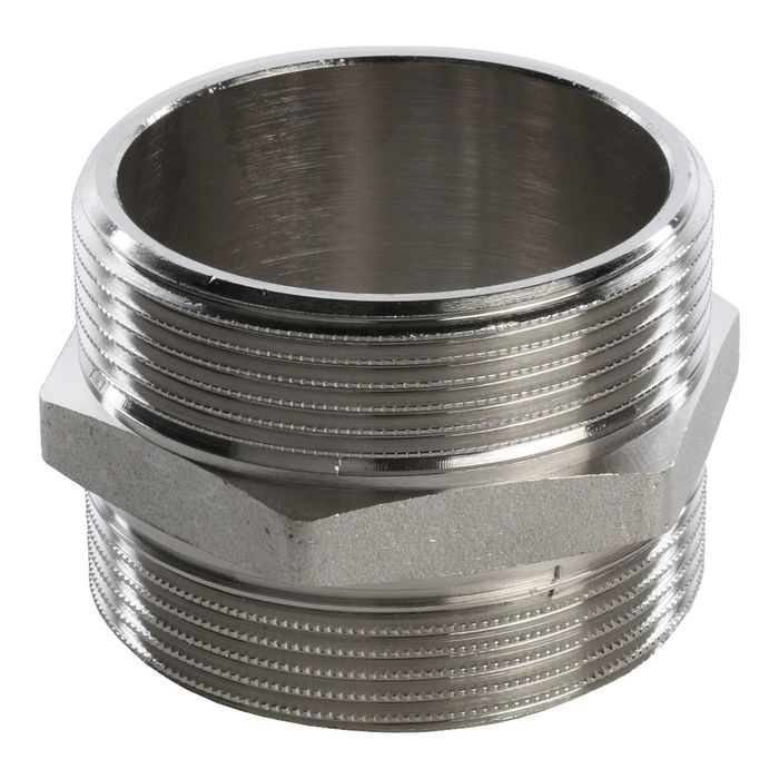 Ниппель STOUT SFT-0004-000022, никелированный, наружная/наружная резьба 2"