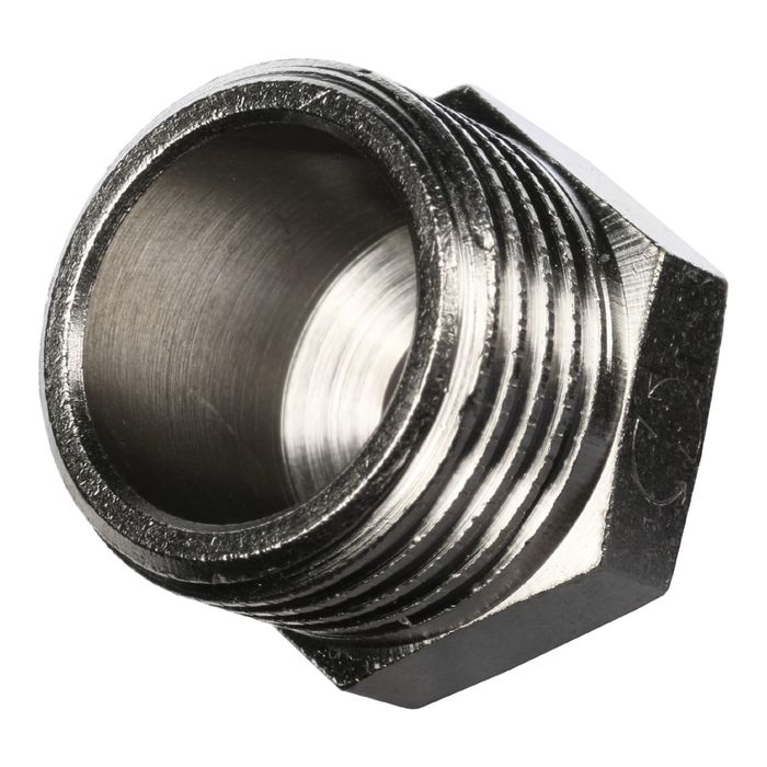 Ниппель STOUT SFT-0004-001214, переходной никелированный, наружная/наружная резьба 1/2"х1/4" 24399