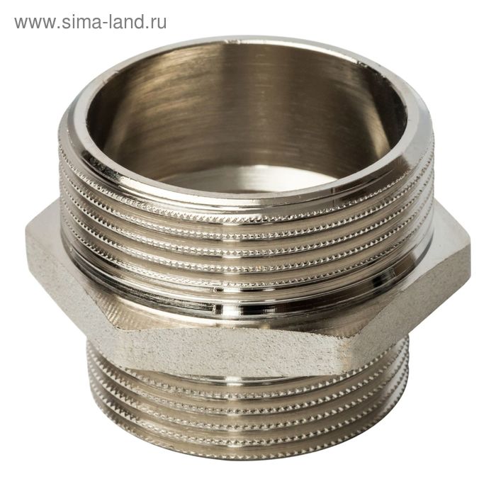 

Ниппель переходной STOUT SFT-0004-112114, 1 1/2" x 1 1/4", наружная резьба, никел. латунь