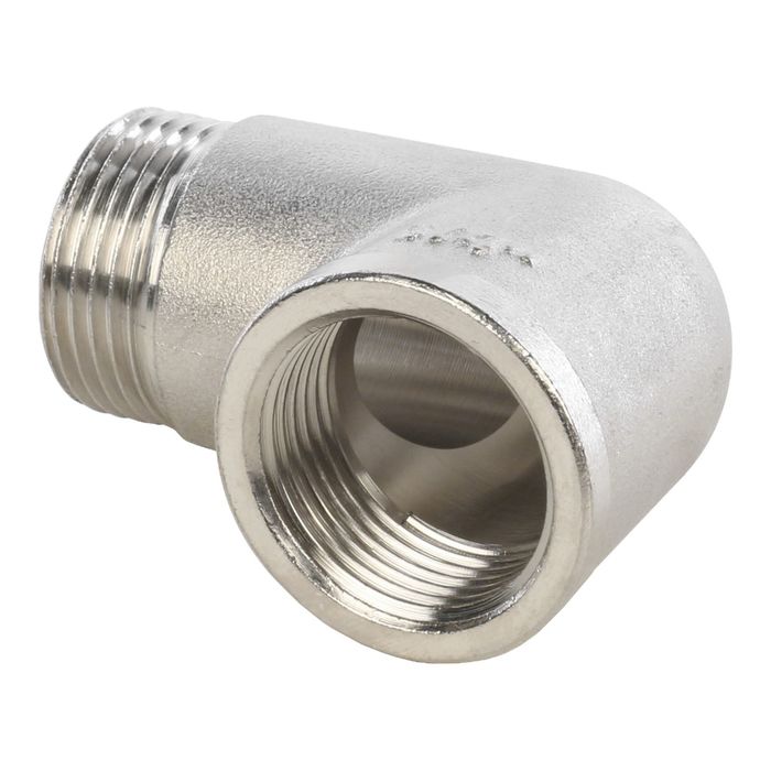 Угольник STOUT, никелированный, наружная/внутренняя резьба 3/4", SFT-0012-000034