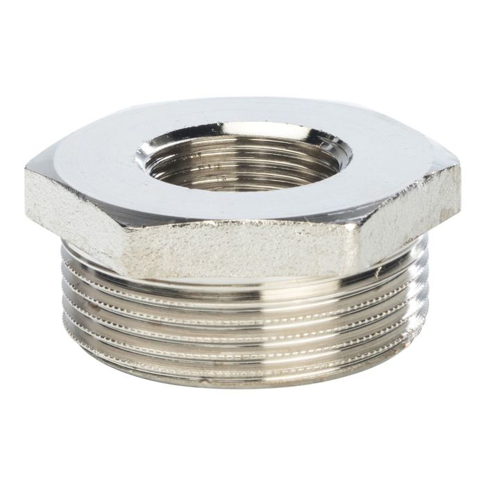 Футорка STOUT, никелированная, 1"х1/2", SFT-0029-000112