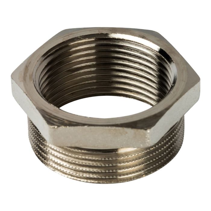 Футорка STOUT, никелированная, 1"1/4х1", SFT-0029-001141